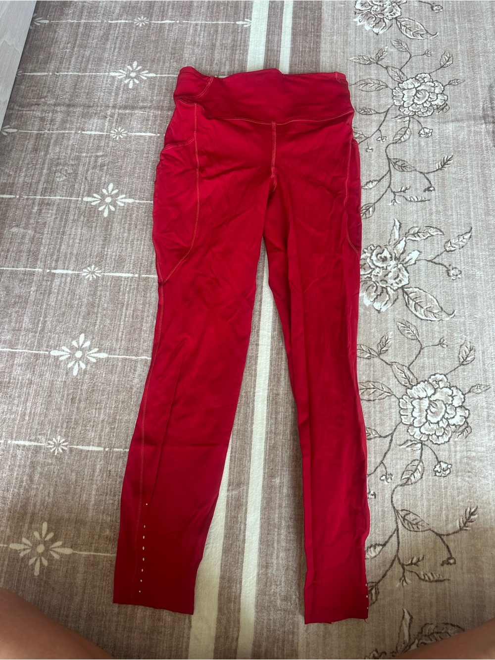 Lululemon Red Performance Leggings